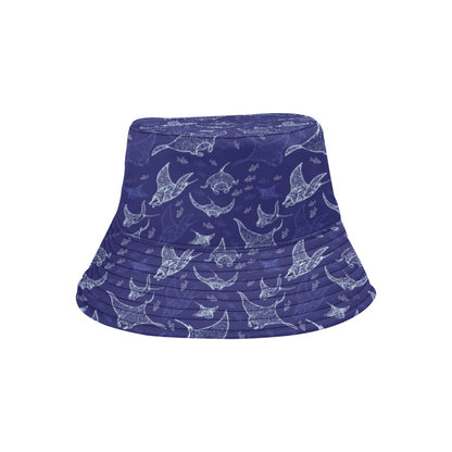 Manta Ray Print Design LKS401 Unisex Bucket Hat