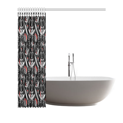 Pirate Pattern Print Design A05 Shower Curtain
