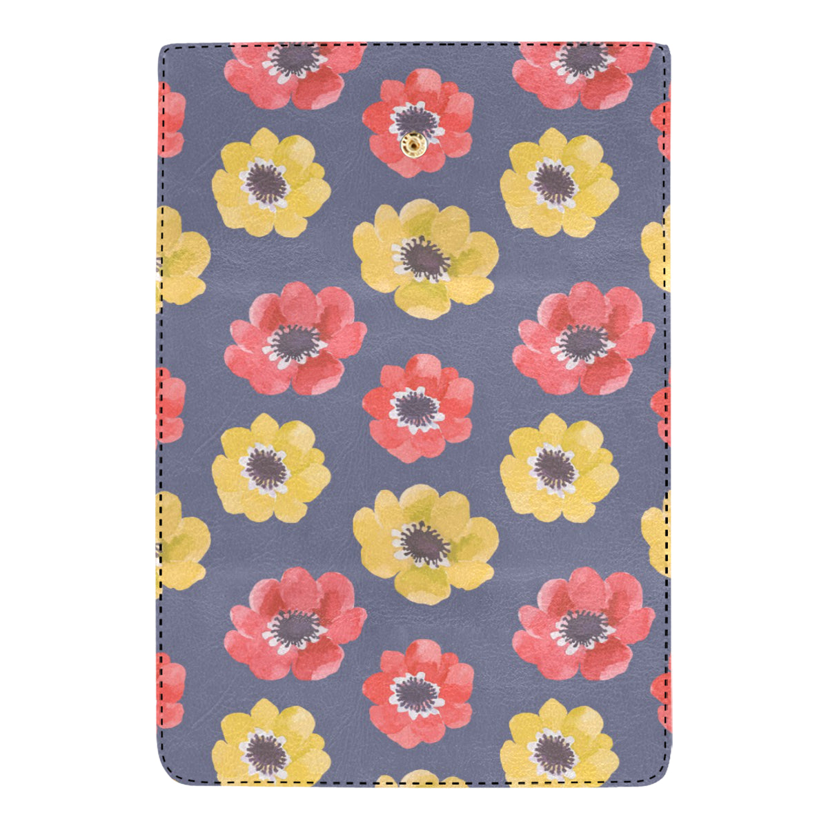 Anemone Pattern Print Design AM010 Women's Trifold Wallet