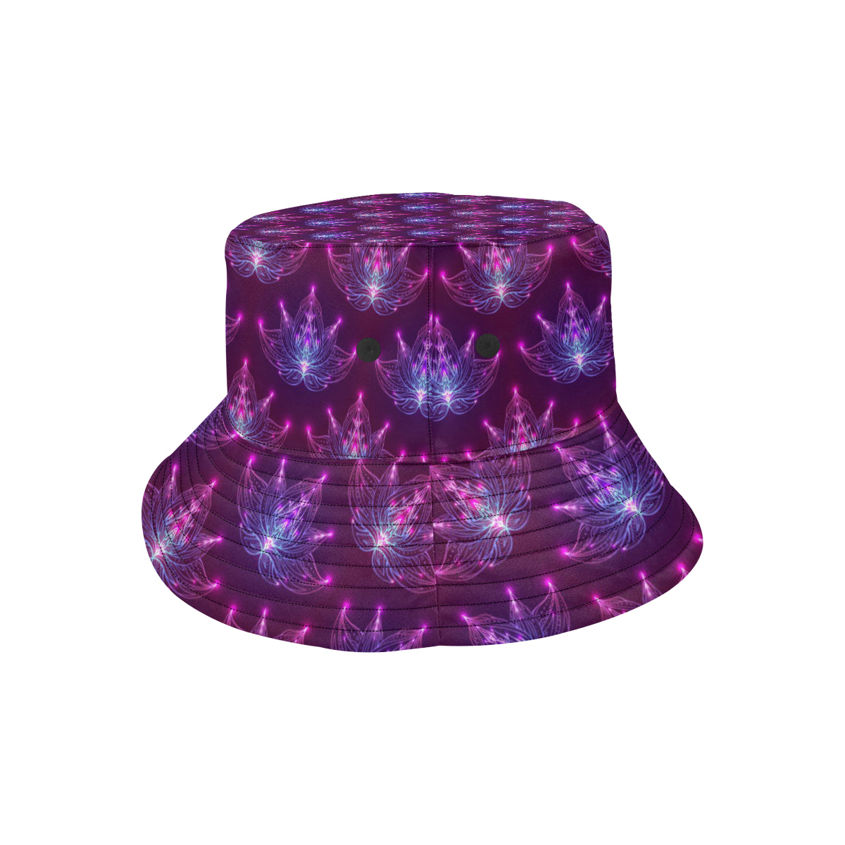 lotus Pattern Print Design LO01 Unisex Bucket Hat