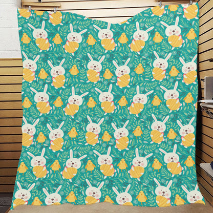 Easter Eggs Pattern Print Design RB02 Premium Quilt