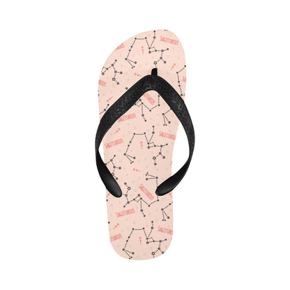 Sagittarius Star Print Design LKS302 Flip Flops