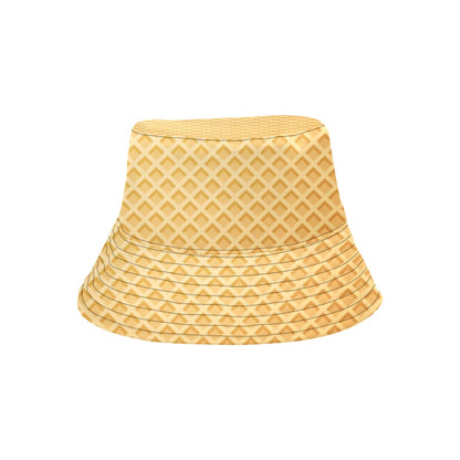 Waffle Texture Print Design LKS302 Unisex Bucket Hat