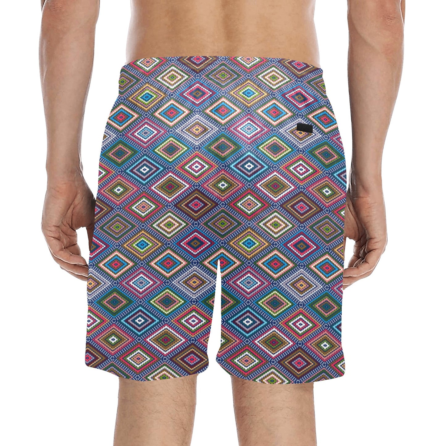 Southwestern Design Men's Swim Trunks Beach Shorts
