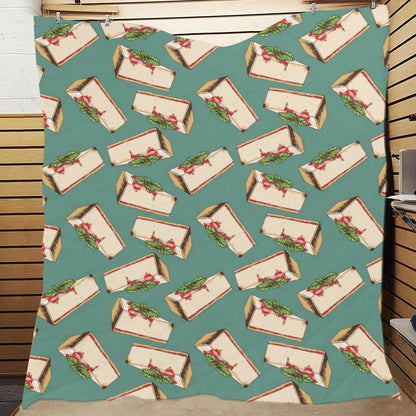Cheesecake Pattern Print Design CK02 Premium Quilt