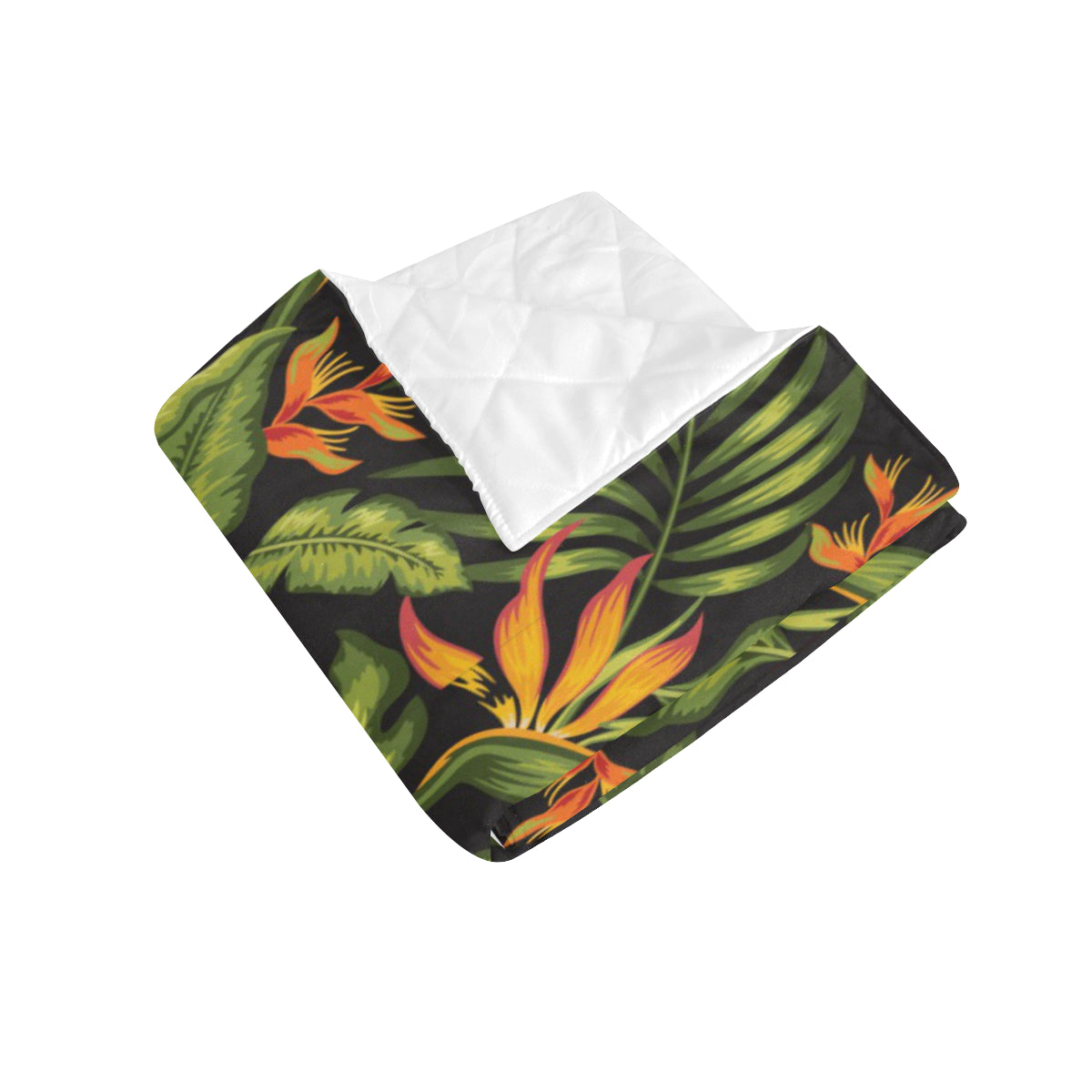 Bird Of Paradise Pattern Print Design BOP013 Premium Quilt