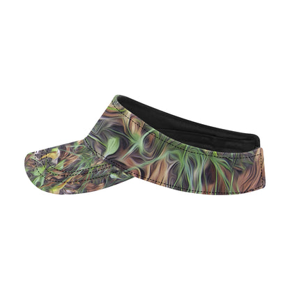 Camouflage Realistic Tree Print Unisex Sun Visor