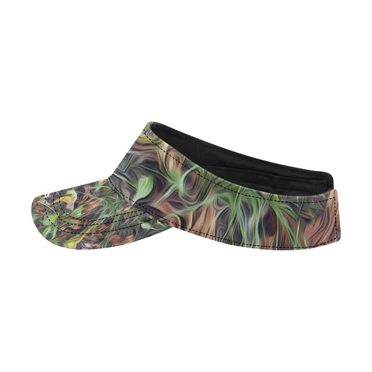 Camouflage Realistic Tree Print Unisex Sun Visor