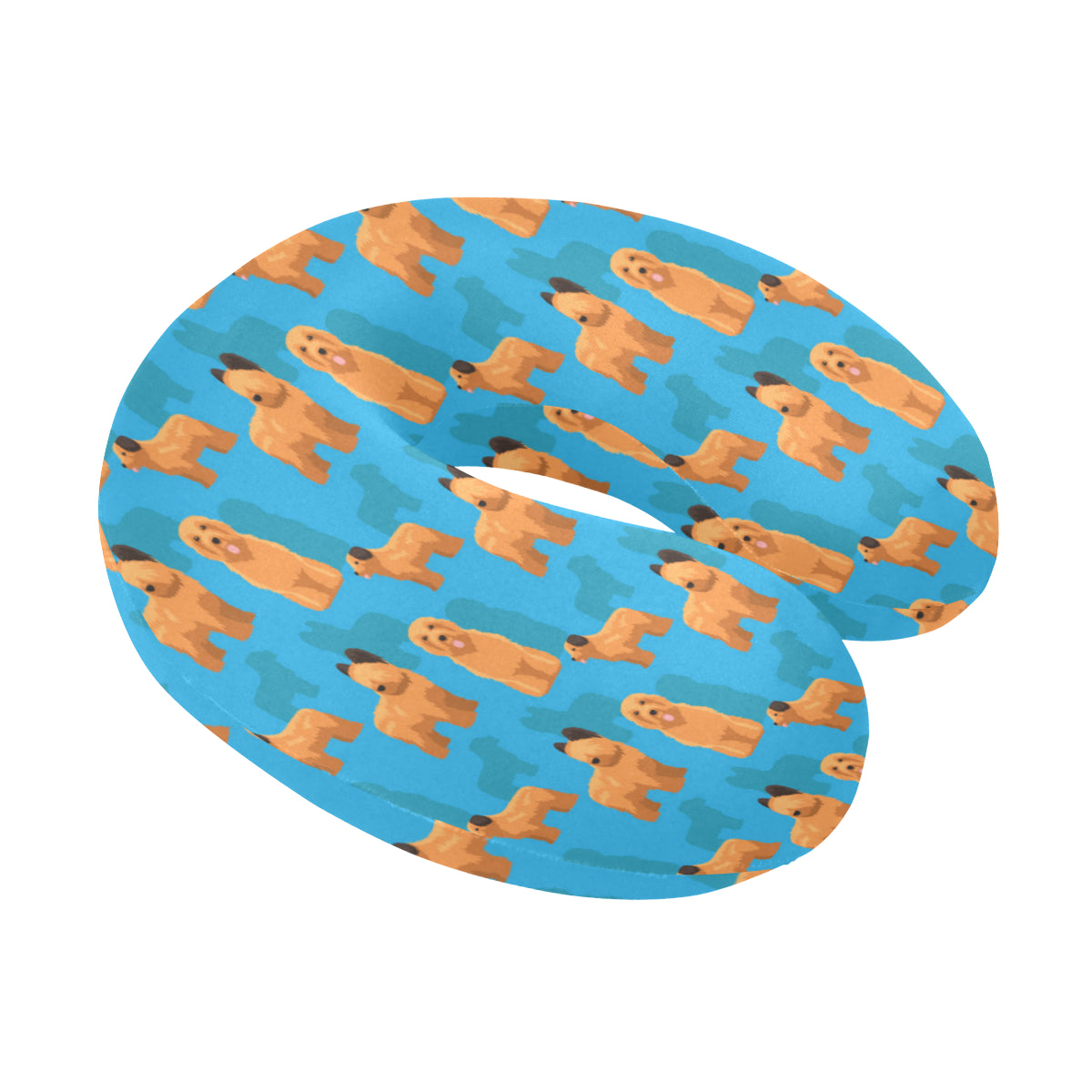 Briards Pattern Print Design 01 U-Shaped Travel Neck Pillow