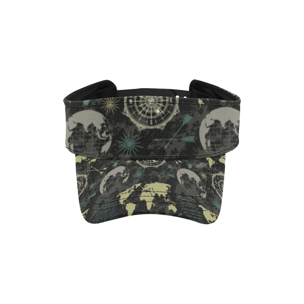 World Map Print Design LKS303 Unisex Sun Visor