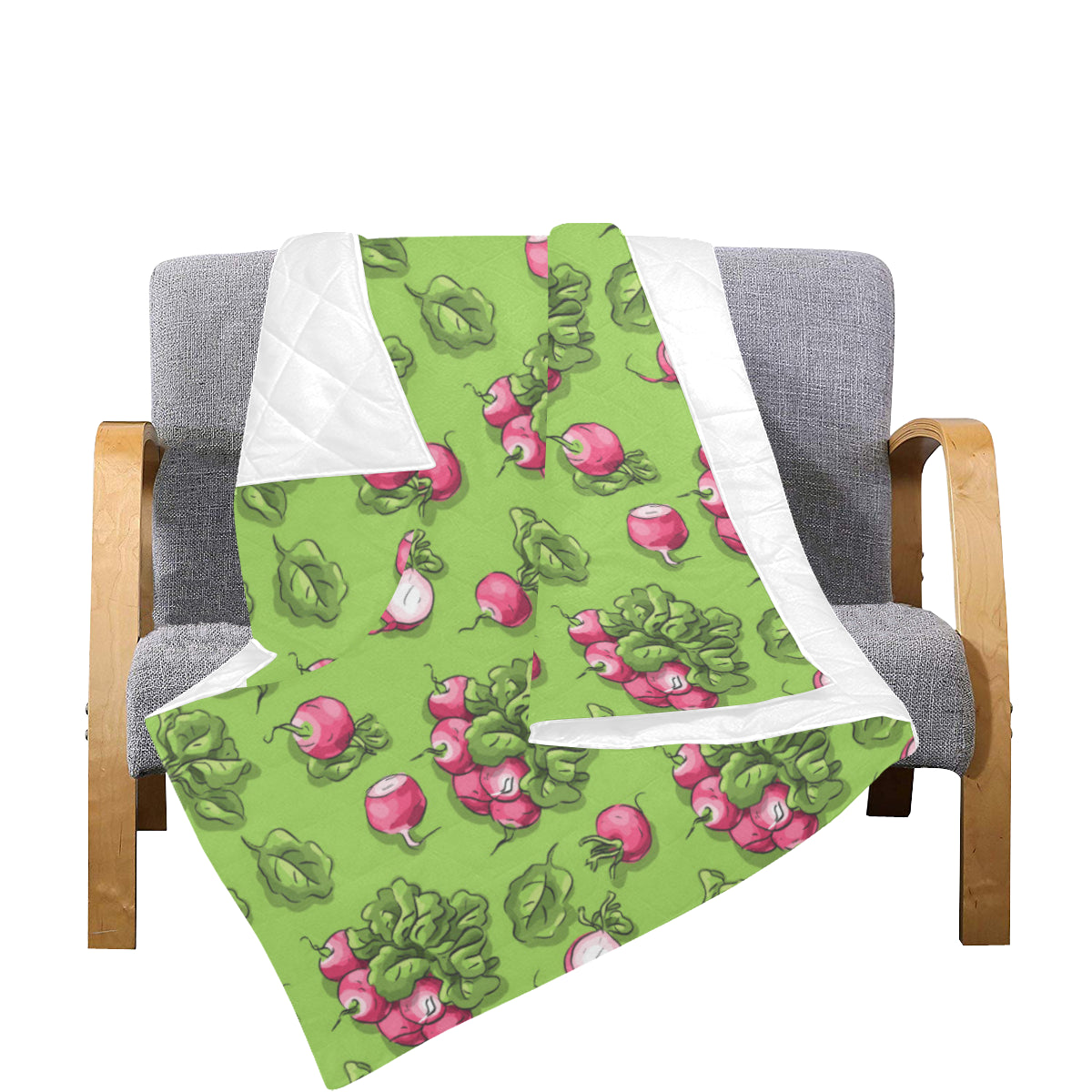 Radish Pattern Print Design A05 Premium Quilt