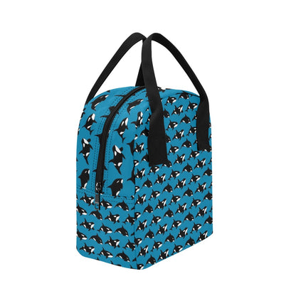 Whale Print Design LKS304 Insulated Lunch Bag