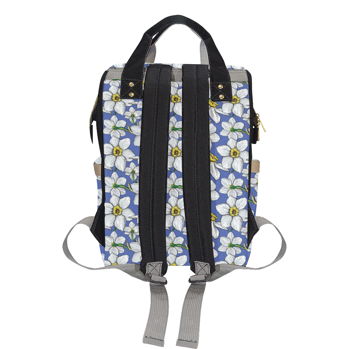 Daffodils Pattern Print Design DF08 Diaper Bag Backpack