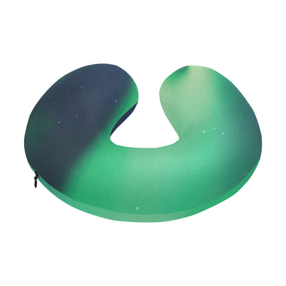 Aurora Borealis Pattern Print Design 04 U-Shaped Travel Neck Pillow