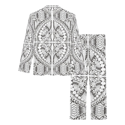 Samoan Style Print Design LKS301 Women's Long Pajama Set