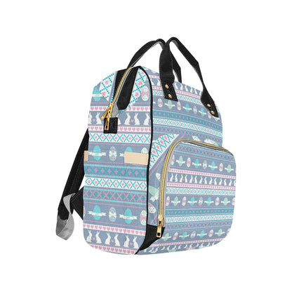 Easter Eggs Pattern Print Design RB013 Diaper Bag Backpack