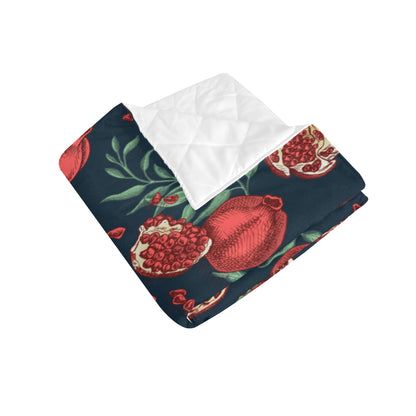 Pomegranate Pattern Print Design PG04 Premium Quilt