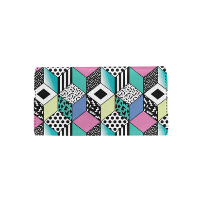 90s Pattern Print Design 3 Women's Trifold Wallet