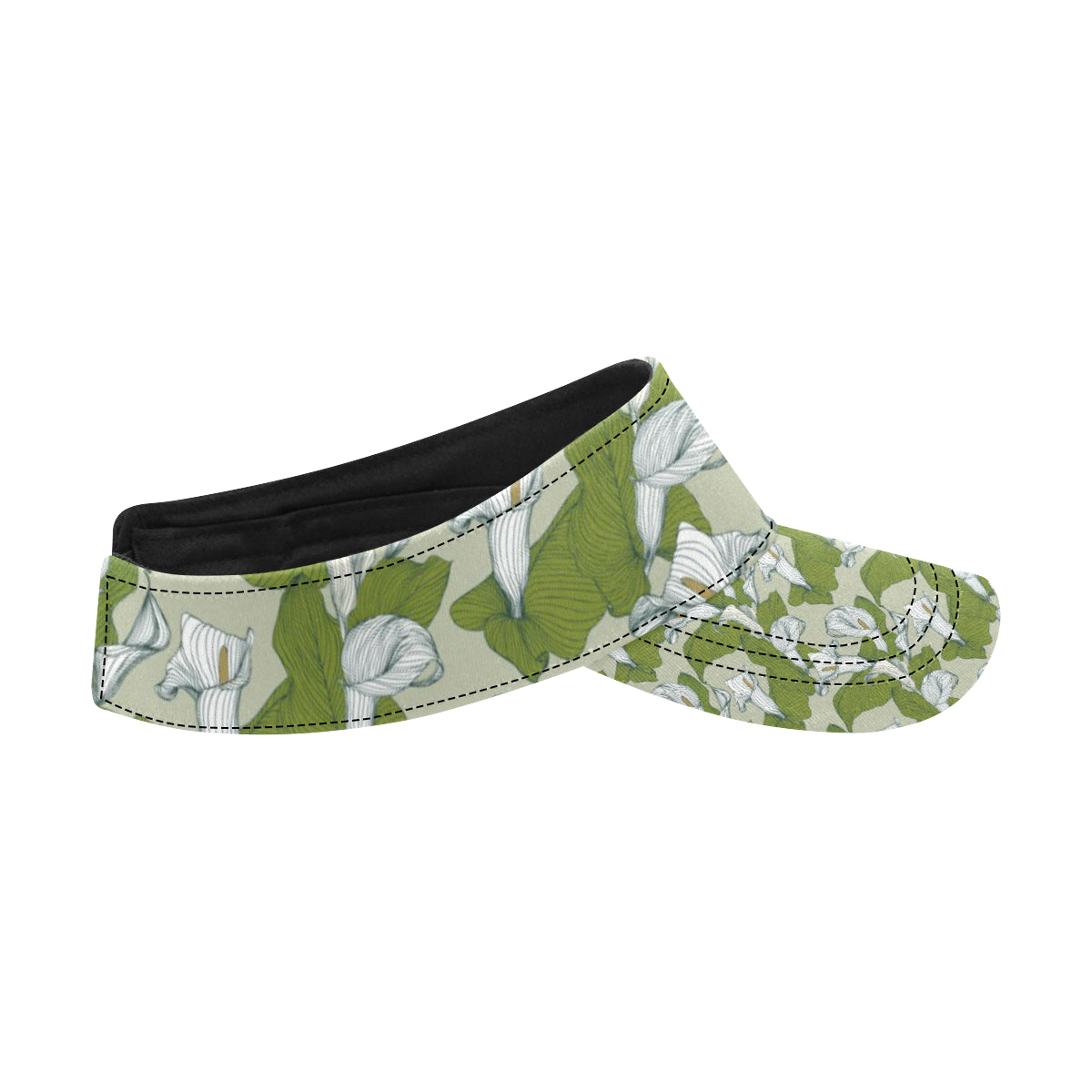 Lily Pattern Print Design LY08 Unisex Sun Visor