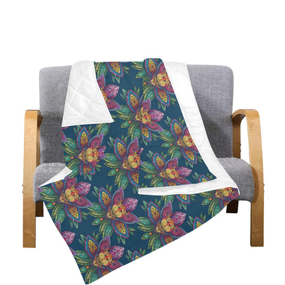 lotus Boho Pattern Print Design LO04 Premium Quilt