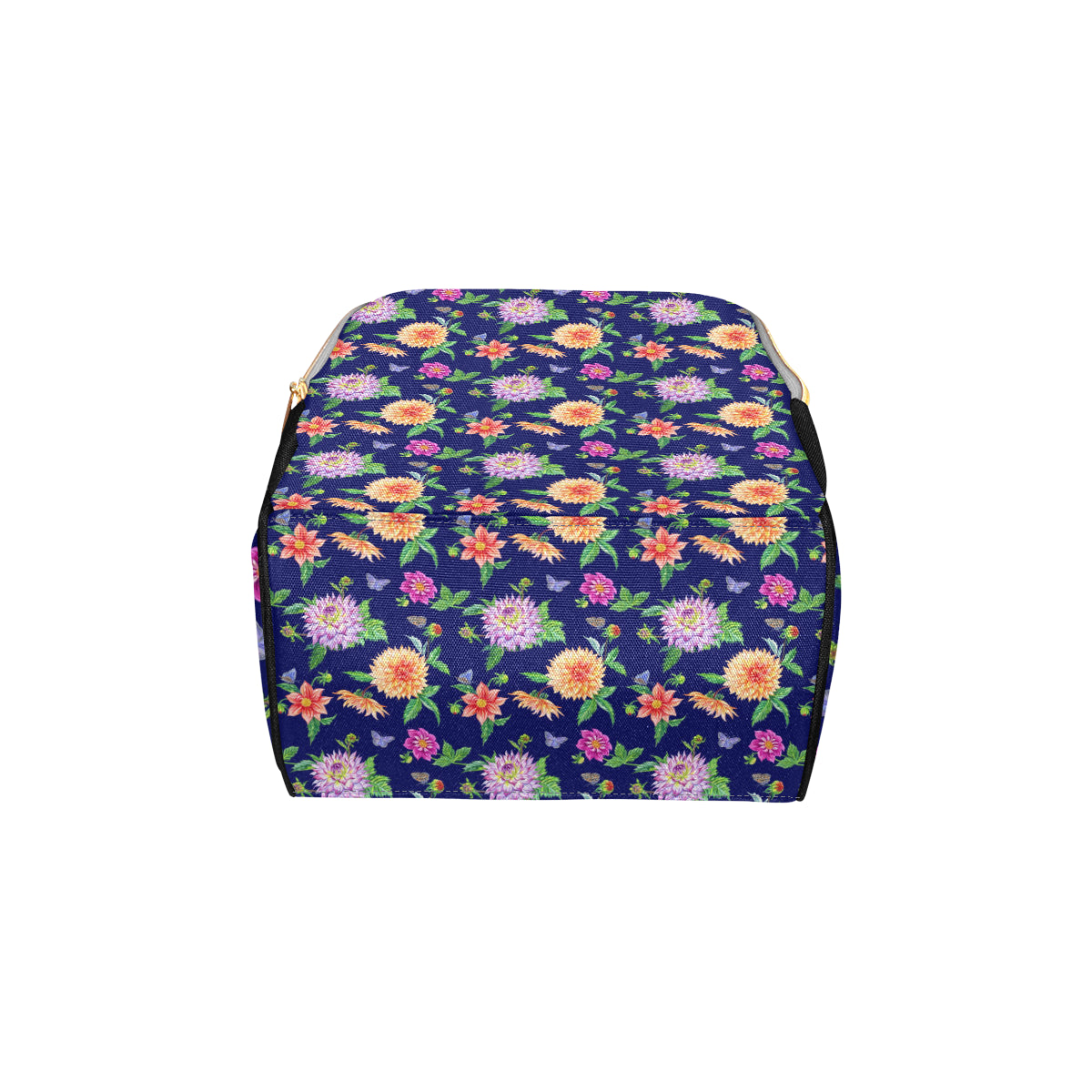 Dahlia Pattern Print Design DH010 Diaper Bag Backpack