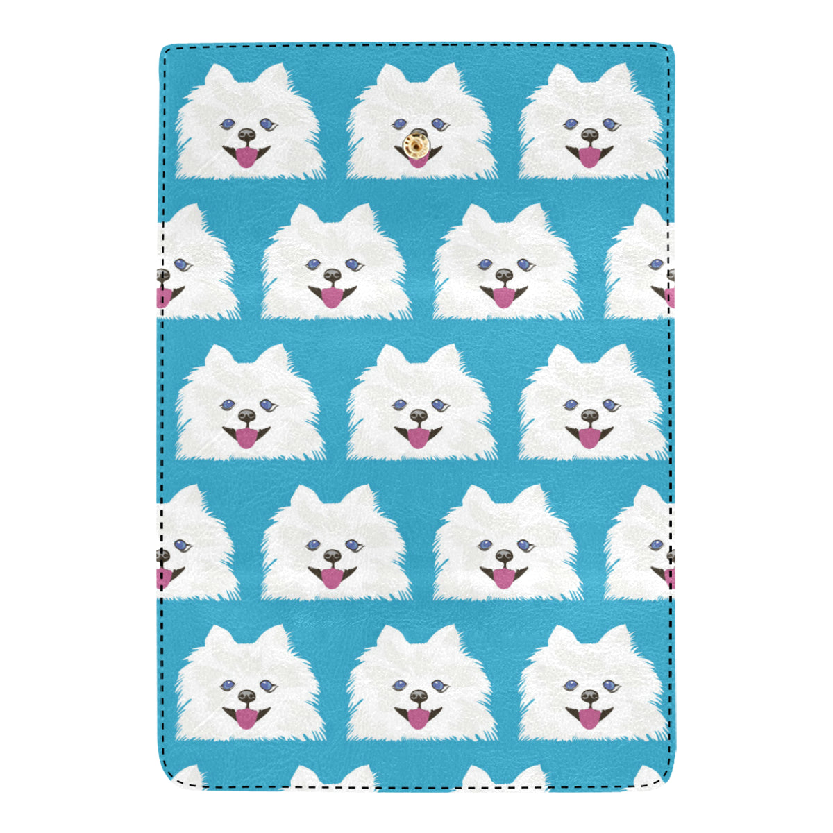 Pomeranians Pattern Print Design A05 Women's Trifold Wallet