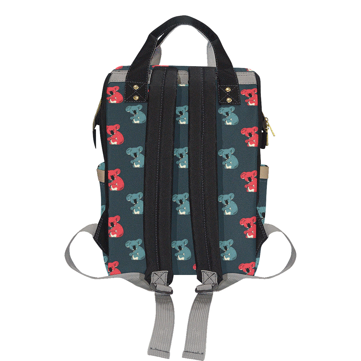 Koala Pattern Print Design 02 Diaper Bag Backpack
