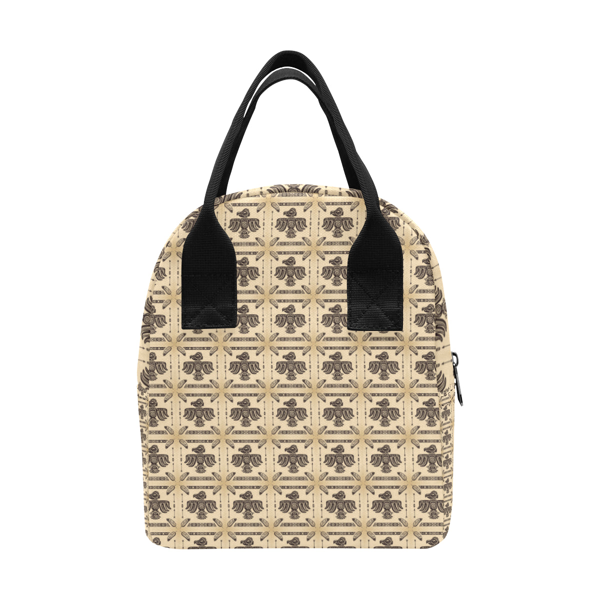 Native American Themed Design Print Insulated Lunch Bag
