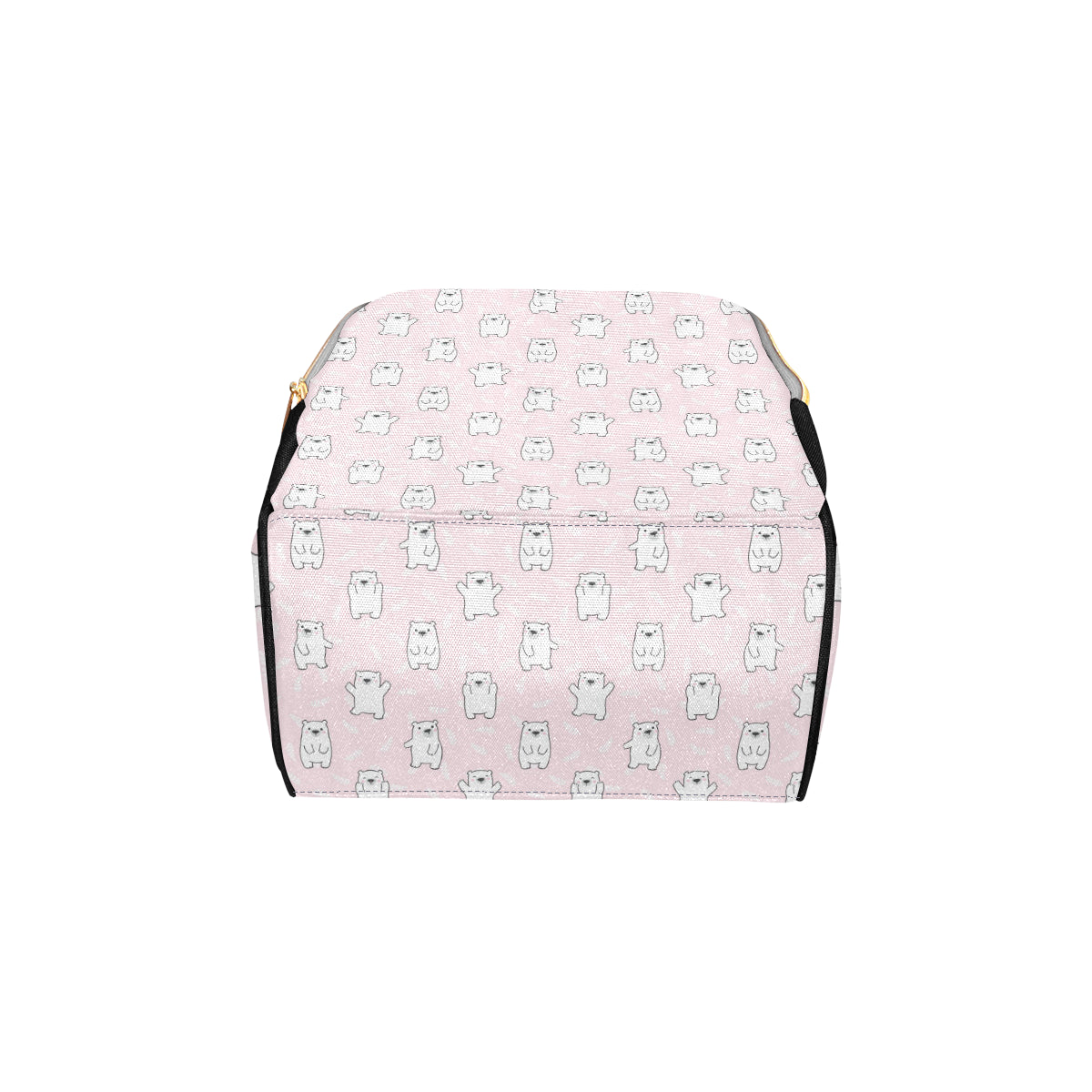Polar Bear Pattern Print Design PB09 Diaper Bag Backpack