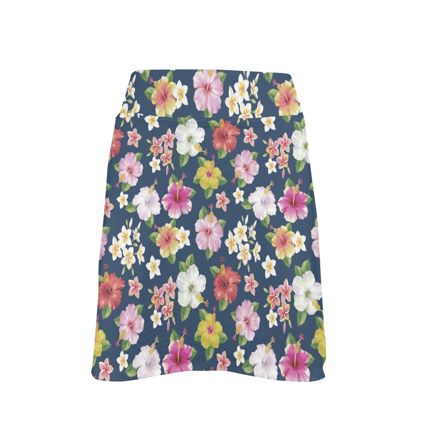 Hibiscus Sweet Print Design LKS304 17" Golf & Pickleball Skort with Pockets
