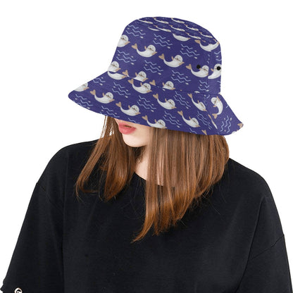 Sea Lion Print Design LKS404 Unisex Bucket Hat