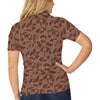 Aboriginal Pattern Print Design 03 Women's Polo Shirt