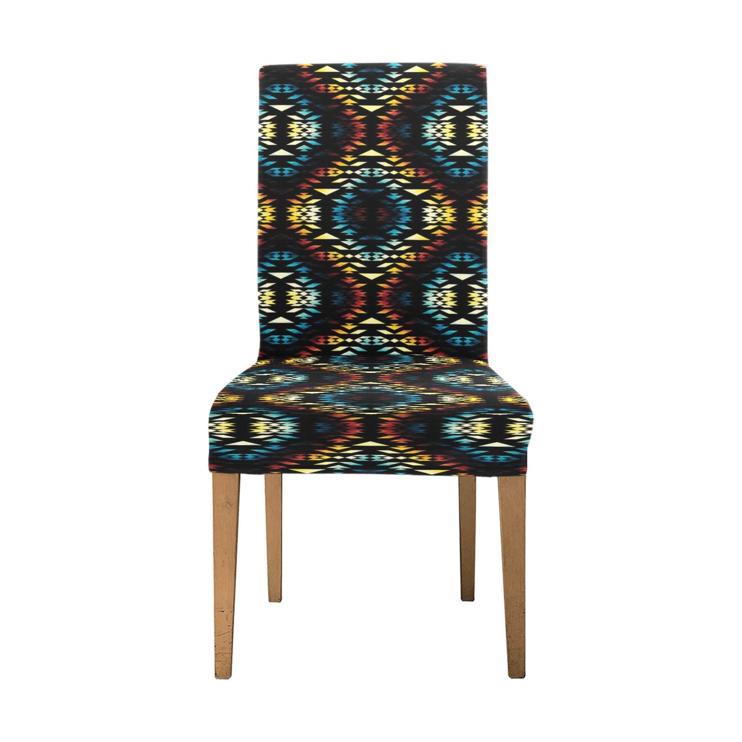 Tribal Pattern Print Design LKS309 Dining Chair Slipcover