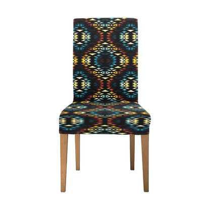 Tribal Pattern Print Design LKS309 Dining Chair Slipcover