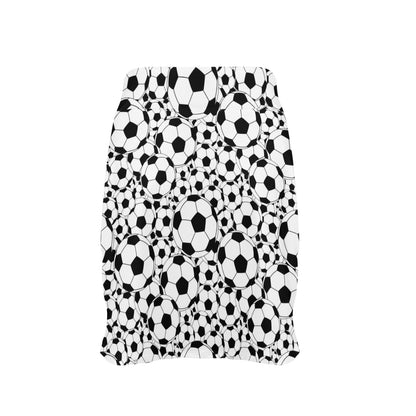 Soccer Ball Print Design LKS301 17" Golf & Pickleball Skort with Pockets