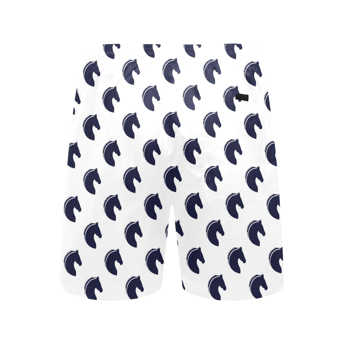 Horse Head Print Design LKS303 Men's Swim Trunks Beach Shorts