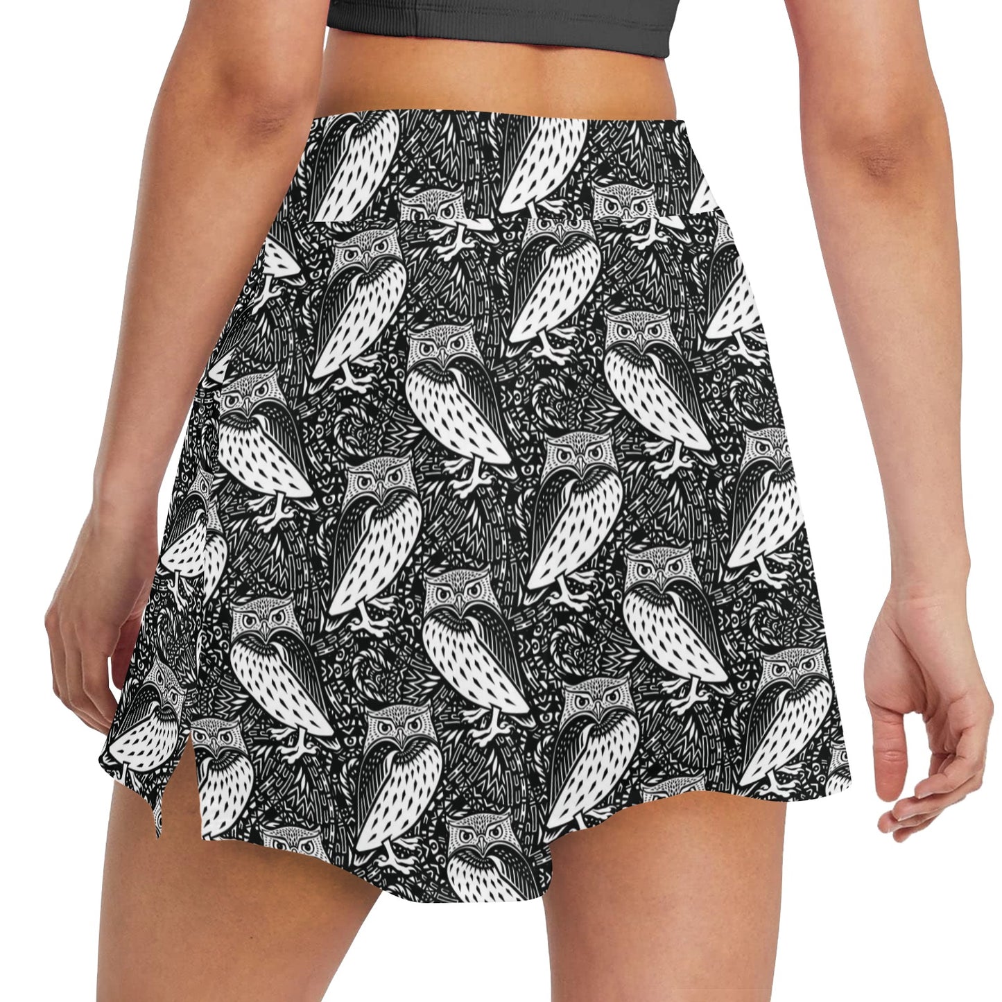 Tribal Pattern Print Design LKS308 17" Golf & Pickleball Skort with Pockets