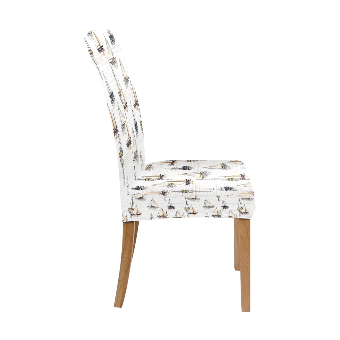 Sailboat Paint Pattern Print Design LKS307 Dining Chair Slipcover