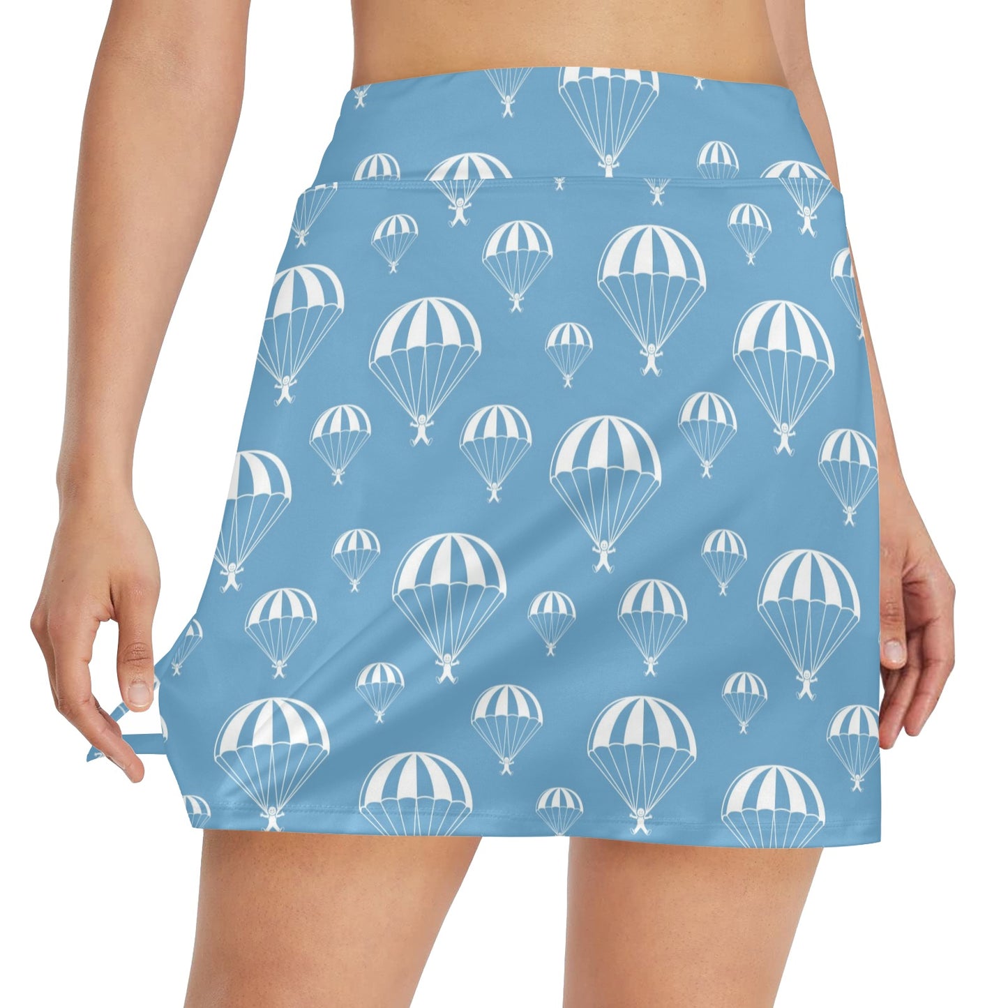 Skydiver Print Design LKS305 17" Golf & Pickleball Skort with Pockets