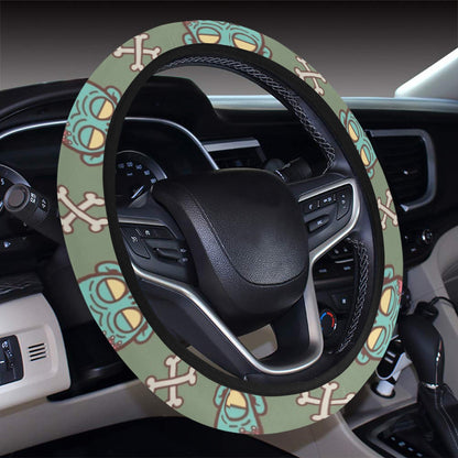 Zombie Print Design LKS301 Steering Wheel Cover with Elastic Edge