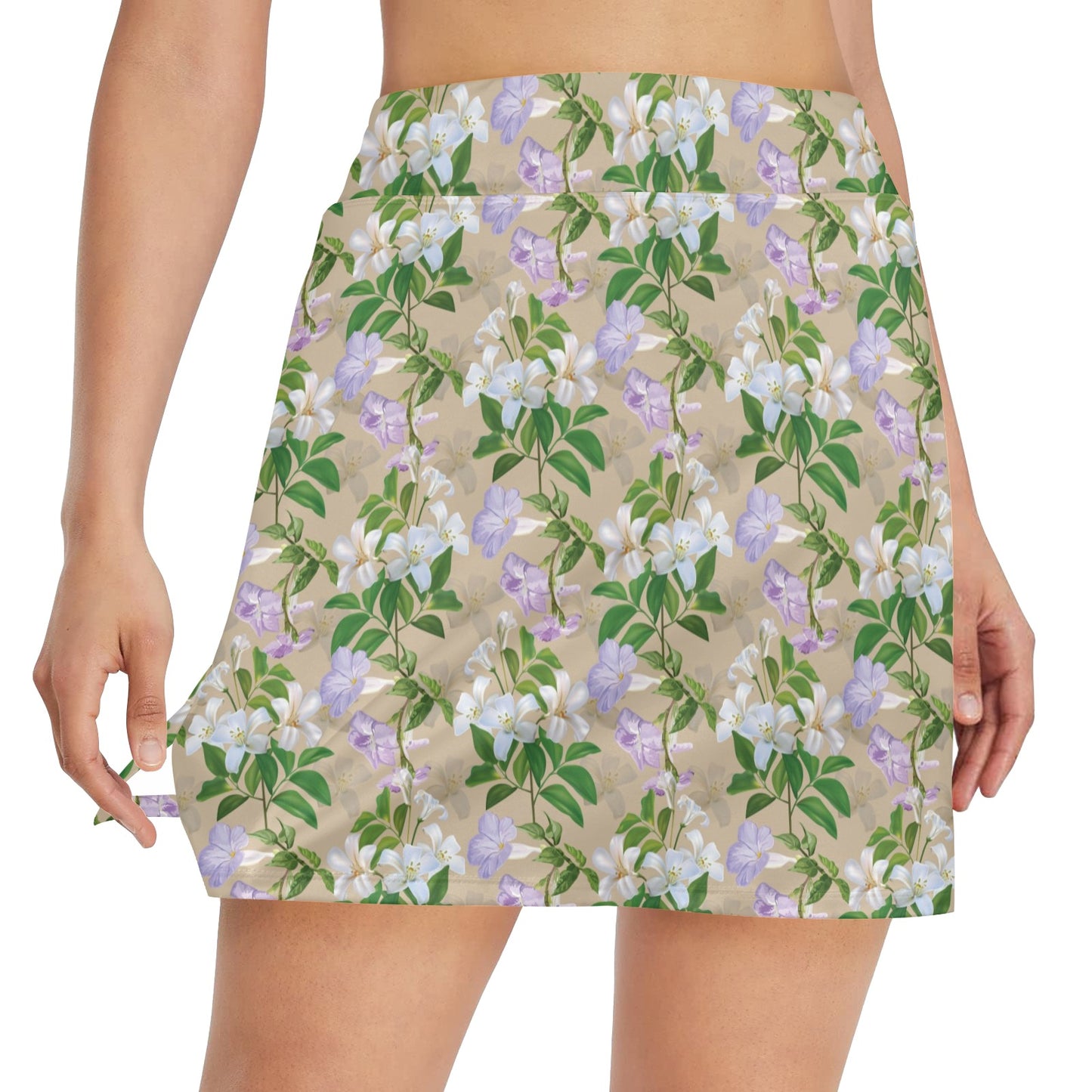 Sampaguita Print Design LKS302 17" Golf & Pickleball Skort with Pockets