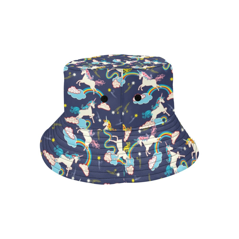 Unicorn Print Design LKS304 Unisex Bucket Hat