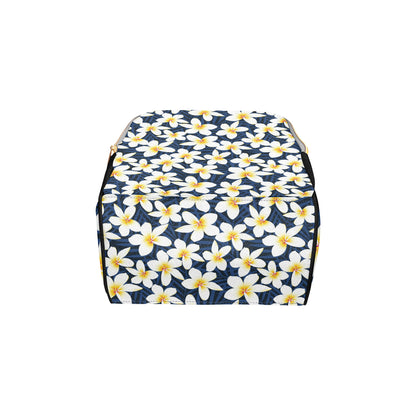 Plumeria Pattern Print Design PM026 Diaper Bag Backpack