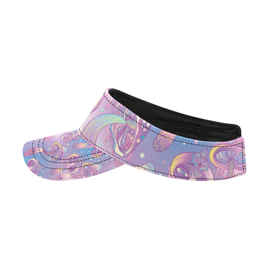 Psychedelic Mushroom Pattern Print Design A01 Unisex Sun Visor