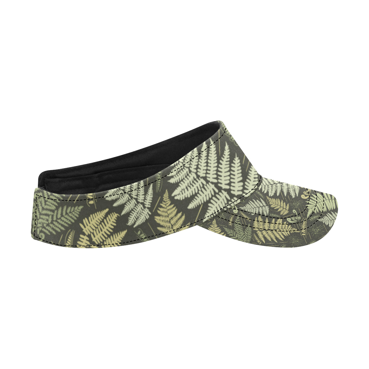 Fern Leave Green Print Pattern Unisex Sun Visor