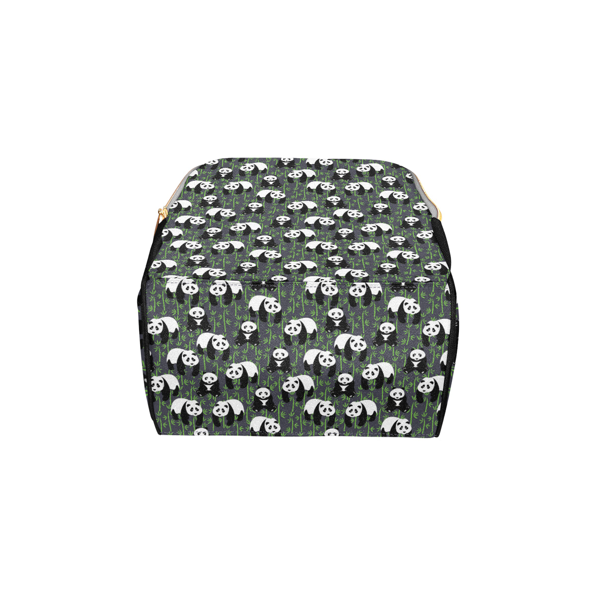 Panda Bear Bamboo Themed Print Diaper Bag Backpack