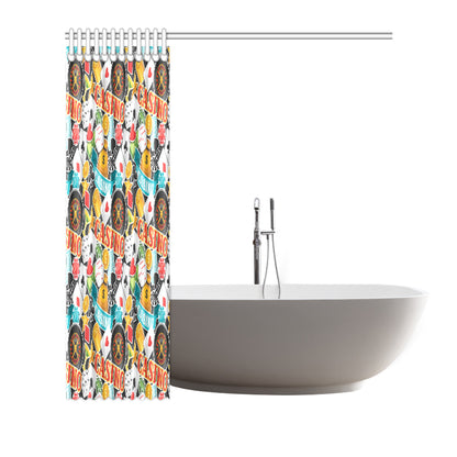 Casino Pattern Print Design 03 Shower Curtain