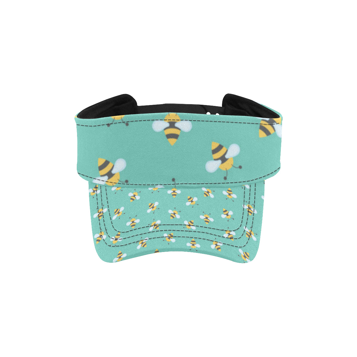 Bee Pattern Print Design 01 Unisex Sun Visor