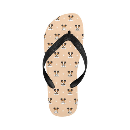 Russell Terriers Print Design LKS3011 Flip Flops