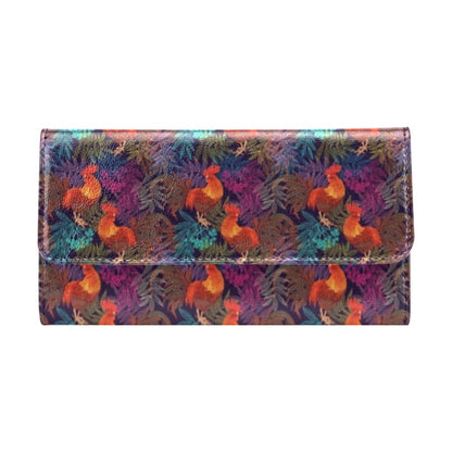 Rooster Print Style Women's Trifold Wallet
